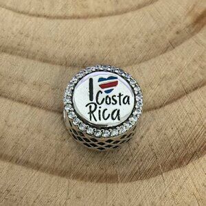 Pandora I Love Costa Rica Exclusive Dangle Charm, S925 Silver Jewelry